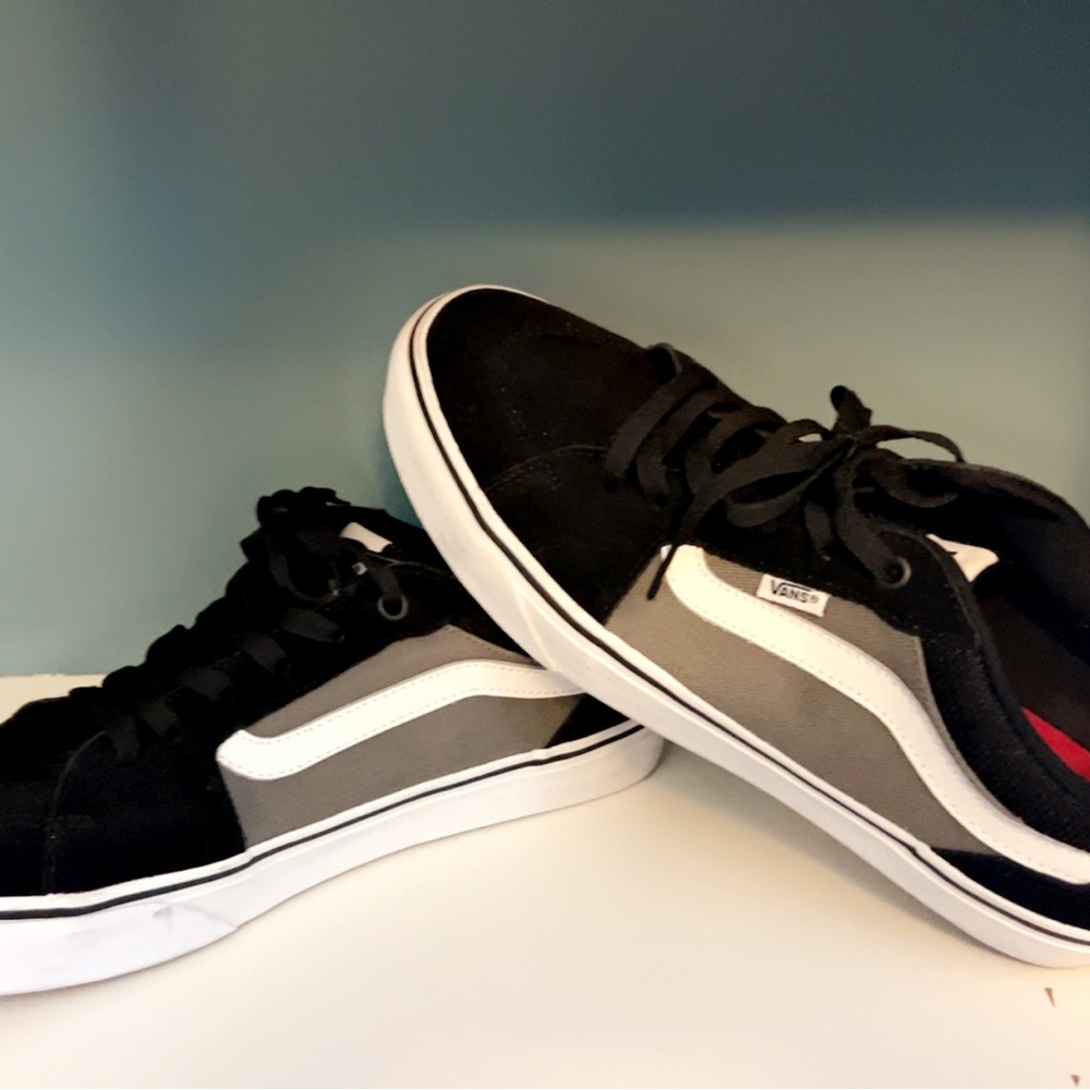 Vans Men's Black and Gray Sneakers